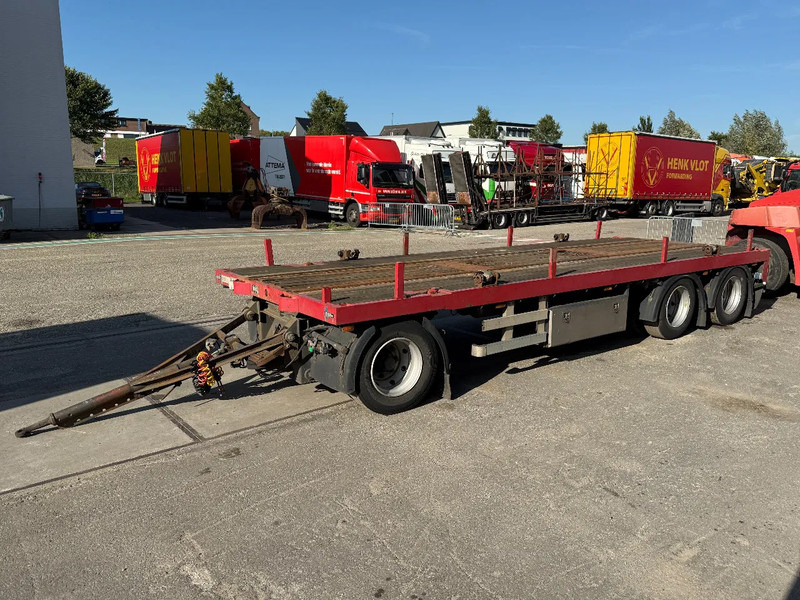 GS Meppel AC 2800 - 3 AXLE - SAF + LIFTING AXLE - Remolque plataforma/ Caja abierta: foto 1 GS Meppel AC 2800 - 3 AXLE - SAF + LIFTING AXLE - Remolque plataforma/ Caja abierta: foto 1