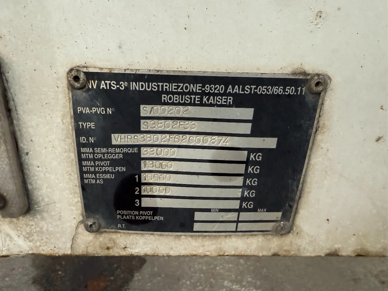 Semirremolque góndola rebajadas Kaiser S3802F33, DOUBLE HYDRAULIC RAMP: foto 12 Semirremolque góndola rebajadas Kaiser S3802F33, DOUBLE HYDRAULIC RAMP: foto 12