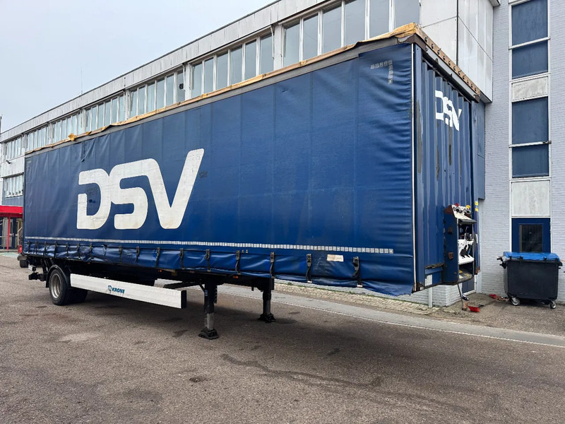 Krone SE 1 AXLE CITY BÄR LOAD LIFT STEERING AXLE - Semirremolque lona: foto 2 Krone SE 1 AXLE CITY BÄR LOAD LIFT STEERING AXLE - Semirremolque lona: foto 2