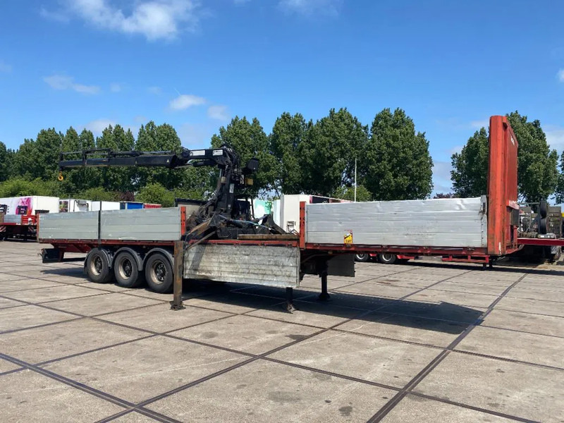 Lecitrailer MET HIAB R165 F3 - Semirremolque plataforma/ Caja abierta: foto 2 Lecitrailer MET HIAB R165 F3 - Semirremolque plataforma/ Caja abierta: foto 2