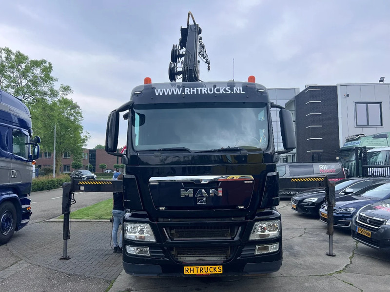 MAN TGS 35.440 8X2-4 + HIAB 220C-5 REMOTE + CABLE LIFT AUTOMATIC - Camión con equipo de cable, Camión grúa: foto 2 MAN TGS 35.440 8X2-4 + HIAB 220C-5 REMOTE + CABLE LIFT AUTOMATIC - Camión con equipo de cable, Camión grúa: foto 2