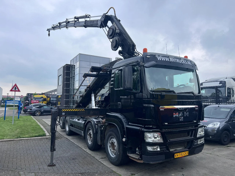 MAN TGS 35.440 8X2-4 + HIAB 220C-5 REMOTE + CABLE LIFT AUTOMATIC - Camión con equipo de cable, Camión grúa: foto 3 MAN TGS 35.440 8X2-4 + HIAB 220C-5 REMOTE + CABLE LIFT AUTOMATIC - Camión con equipo de cable, Camión grúa: foto 3