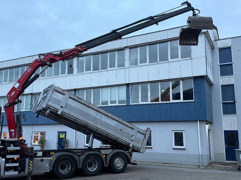 MAN TGS 35.480 8X4 + HMF 2420-K3 REMOTE + TIPPER - Camión grúa: foto 3 MAN TGS 35.480 8X4 + HMF 2420-K3 REMOTE + TIPPER - Camión grúa: foto 3