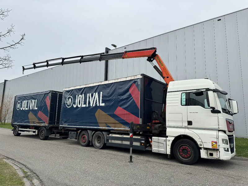 MAN TGX 26.480 6X2 - EURO 6 + PALFINGER PK20002 + REMOTE + LECITRAILER HANGER - Camión lona, Camión grúa: foto 5 MAN TGX 26.480 6X2 - EURO 6 + PALFINGER PK20002 + REMOTE + LECITRAILER HANGER - Camión lona, Camión grúa: foto 5