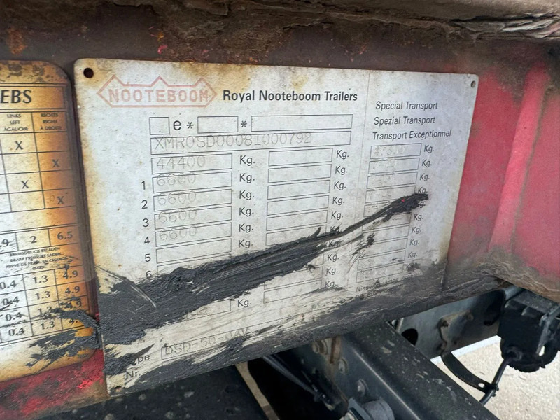 Semirremolque góndola rebajadas Nooteboom OSD-50-04V, 4 AXLE, 6,7 EXTENDABLE LAST 2 STEERING: foto 15 Semirremolque góndola rebajadas Nooteboom OSD-50-04V, 4 AXLE, 6,7 EXTENDABLE LAST 2 STEERING: foto 15