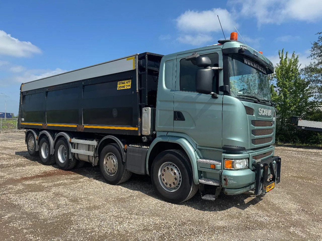 Camión volquete Scania G450 10X4 3 UNITS VAKO KIPPER EURO 6: foto 15