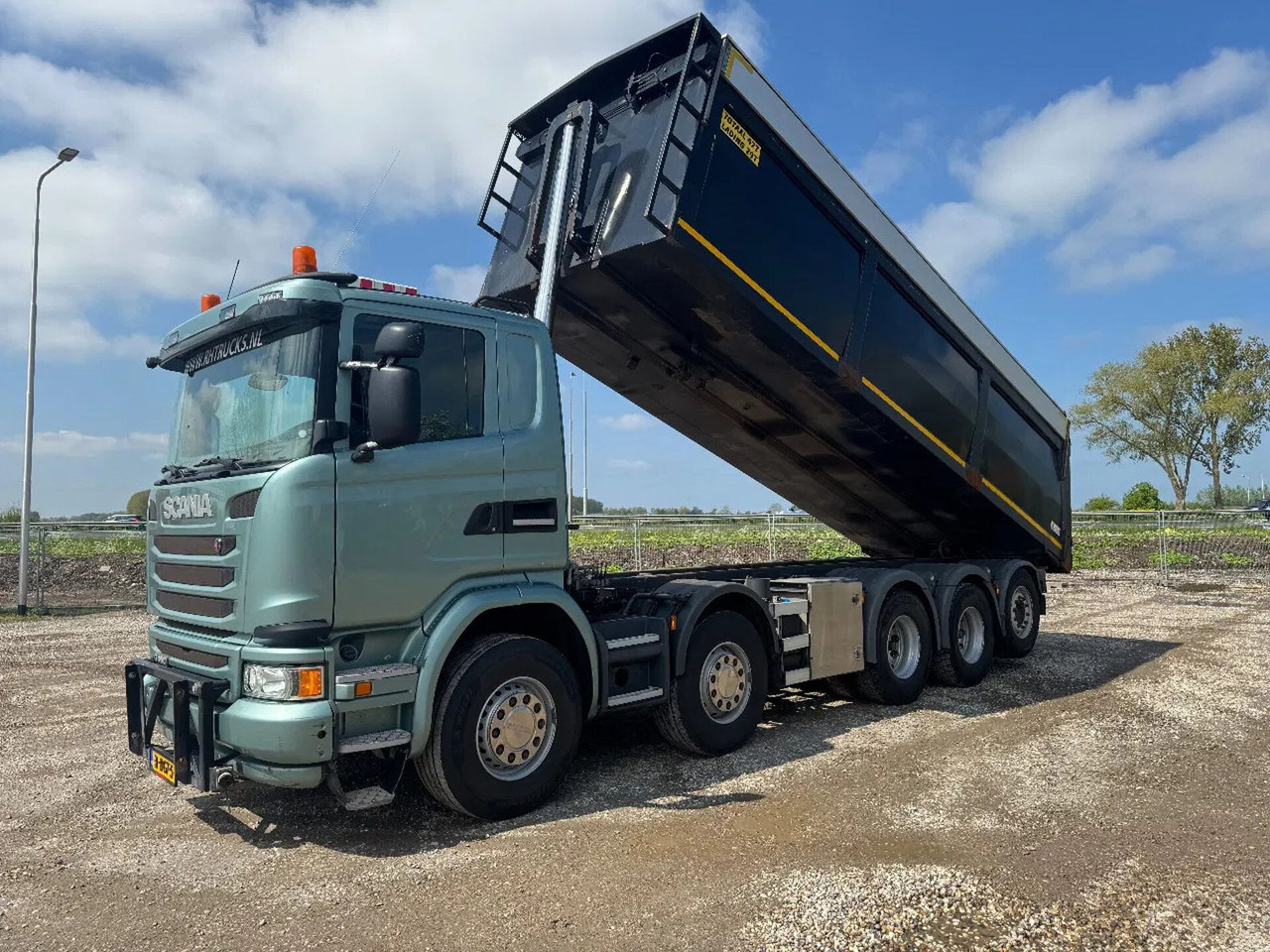 Camión volquete Scania G450 10X4 3 UNITS VAKO KIPPER EURO 6: foto 12