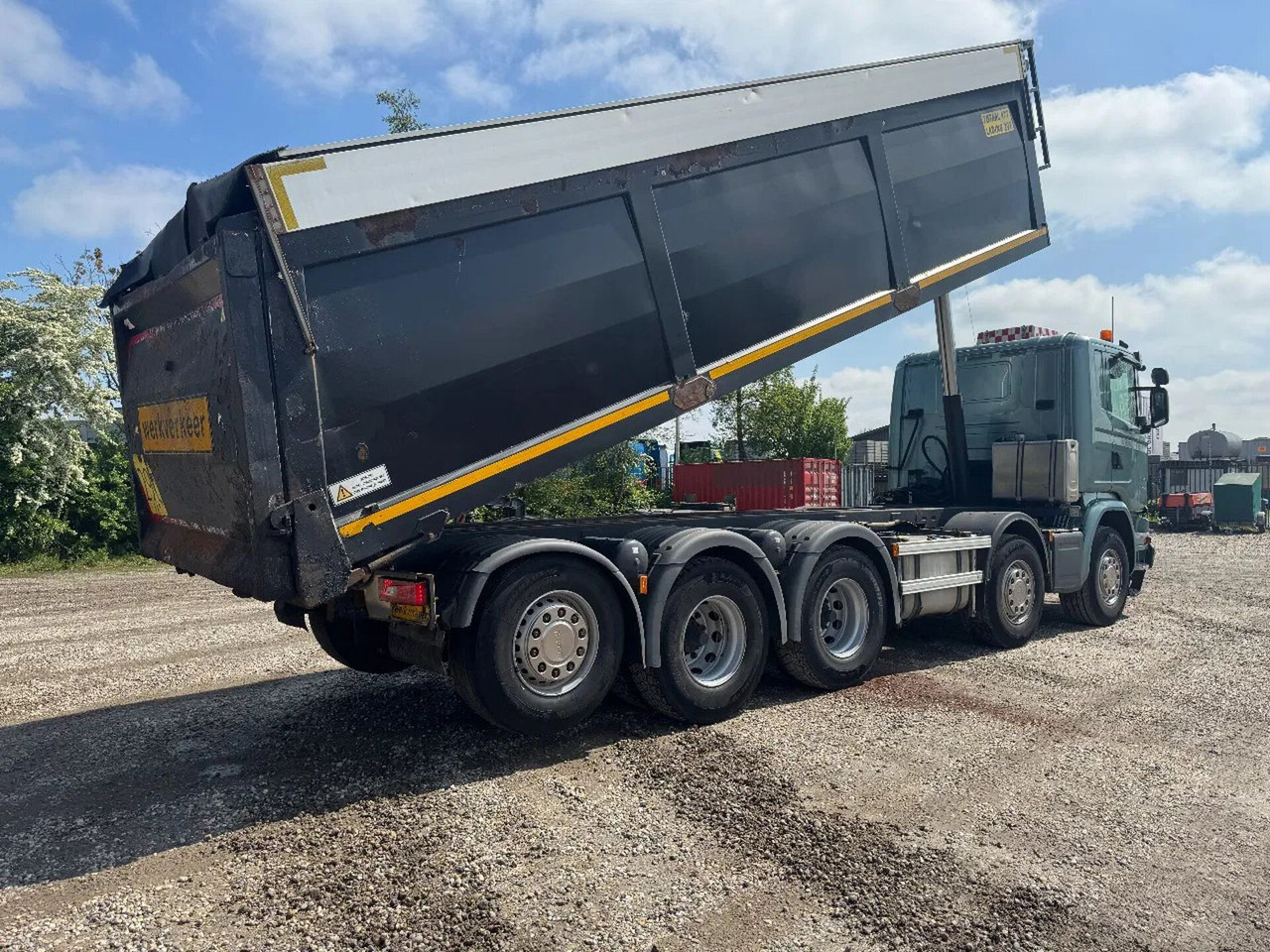 Camión volquete Scania G450 10X4 3 UNITS VAKO KIPPER EURO 6: foto 9