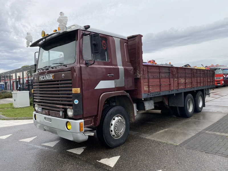 Scania LB141 V8 141 V8 - 6X2 - BOX 7,35 METER - Camión caja abierta: foto 1 Scania LB141 V8 141 V8 - 6X2 - BOX 7,35 METER - Camión caja abierta: foto 1