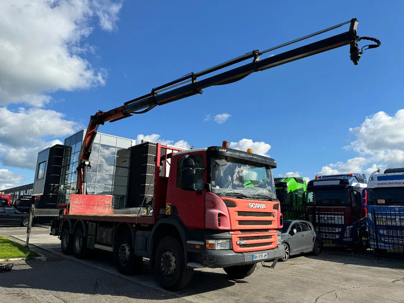 Scania P360 8X4 - EURO 5 + PALFINGER PK22002-EH + REMOTE - Camión caja abierta, Camión grúa: foto 2 Scania P360 8X4 - EURO 5 + PALFINGER PK22002-EH + REMOTE - Camión caja abierta, Camión grúa: foto 2