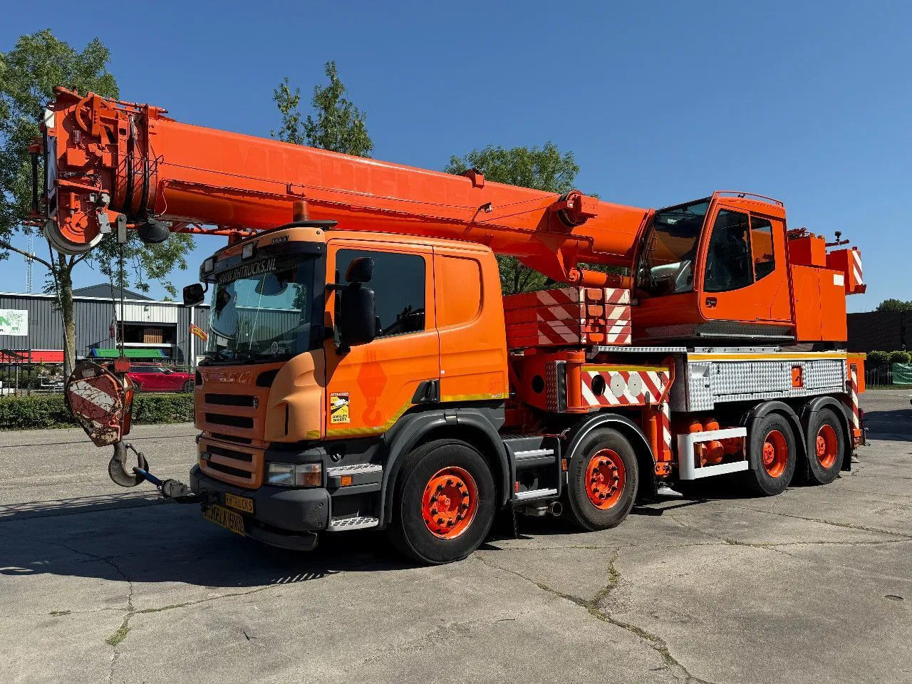 Scania P380 8X4 + FAUN HK40 + FLYJIB + BALLASTBL. 6,9 T - Camión grúa: foto 3 Scania P380 8X4 + FAUN HK40 + FLYJIB + BALLASTBL. 6,9 T - Camión grúa: foto 3