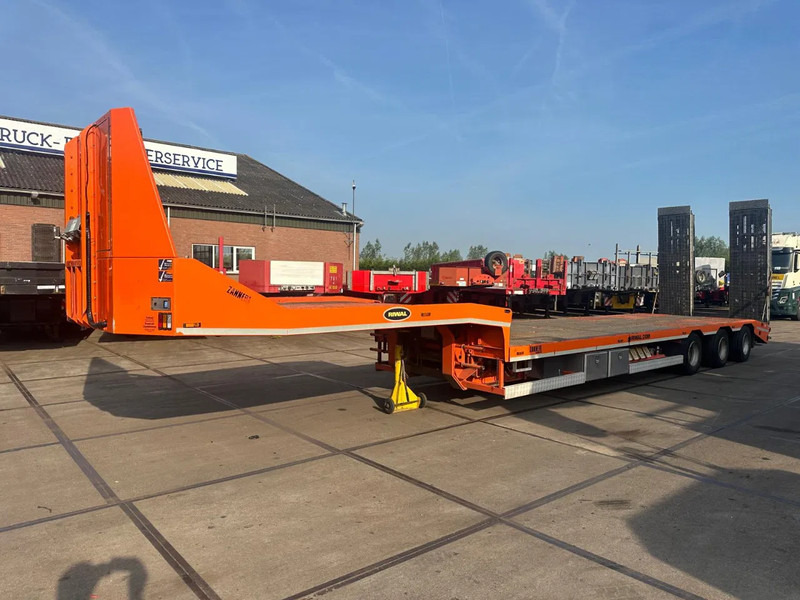 Zanner STL 45, 2 AXLE FORCED STEERING,LIFTING DECK, REMOTE CONTROL, WINCH, DUBBLE HYDRAULIC RAMPS - Semirremolque góndola rebajadas: foto 1 Zanner STL 45, 2 AXLE FORCED STEERING,LIFTING DECK, REMOTE CONTROL, WINCH, DUBBLE HYDRAULIC RAMPS - Semirremolque góndola rebajadas: foto 1