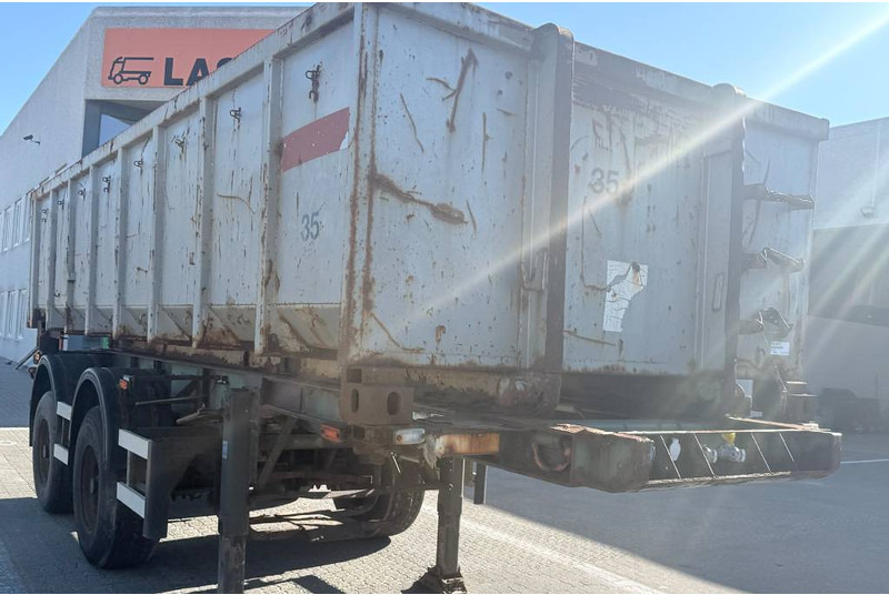 Pacton Containerchassis w. Steelbox / Stahlcontainer - Semirremolque portacontenedore/ Intercambiable: foto 1 Pacton Containerchassis w. Steelbox / Stahlcontainer - Semirremolque portacontenedore/ Intercambiable: foto 1