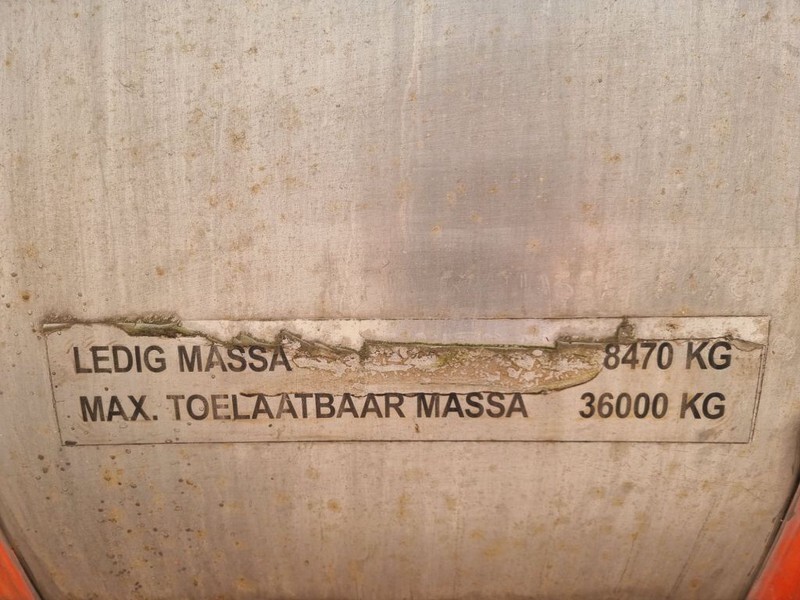 Semirremolque cisterna Burg Chemical - INOX - RVS - 31 m3 - 3 Comp.: foto 16