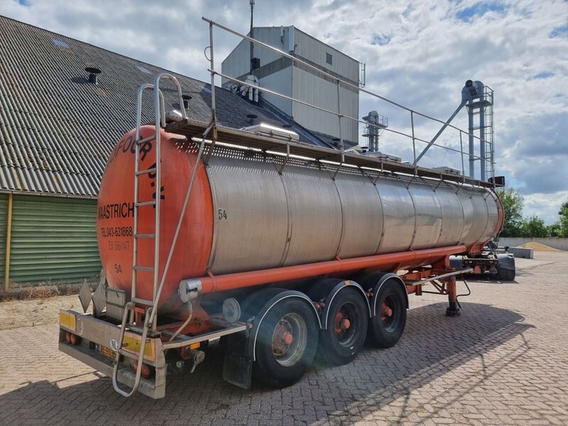 Semirremolque cisterna Burg Chemical - INOX - RVS - 31 m3 - 3 Comp.: foto 6