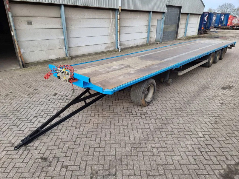Remolque plataforma/ Caja abierta Van Hool 13.60 M LONG - 1 M HIGH - SUPER SINGLE TIRES - DRUM BRAKES: foto 11 Remolque plataforma/ Caja abierta Van Hool 13.60 M LONG - 1 M HIGH - SUPER SINGLE TIRES - DRUM BRAKES: foto 11