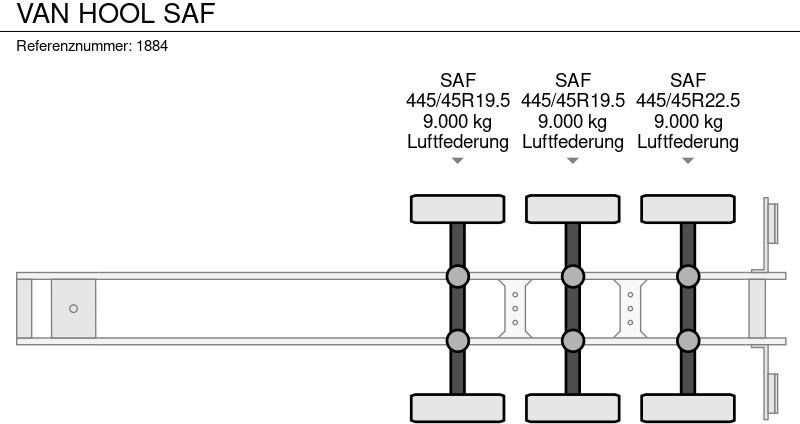Semirremolque lona Van Hool SAF: foto 18