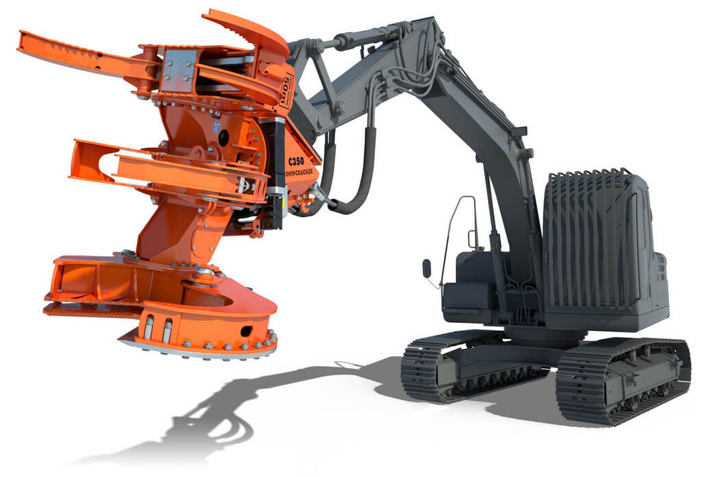 WESTTECH Woodcracker CL 350 - Implemento para Excavadora de cadenas: foto 2 WESTTECH Woodcracker CL 350 - Implemento para Excavadora de cadenas: foto 2