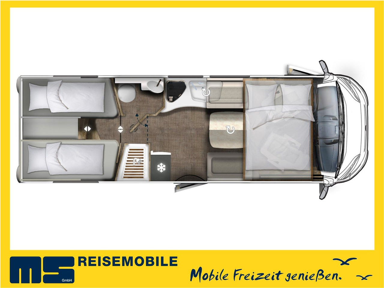 Eura Mobil INTEGRA LINE 720 EF / 180PS-9G-40H/ EINZELBETTEN - Autocaravana integral: foto 2 Eura Mobil INTEGRA LINE 720 EF / 180PS-9G-40H/ EINZELBETTEN - Autocaravana integral: foto 2