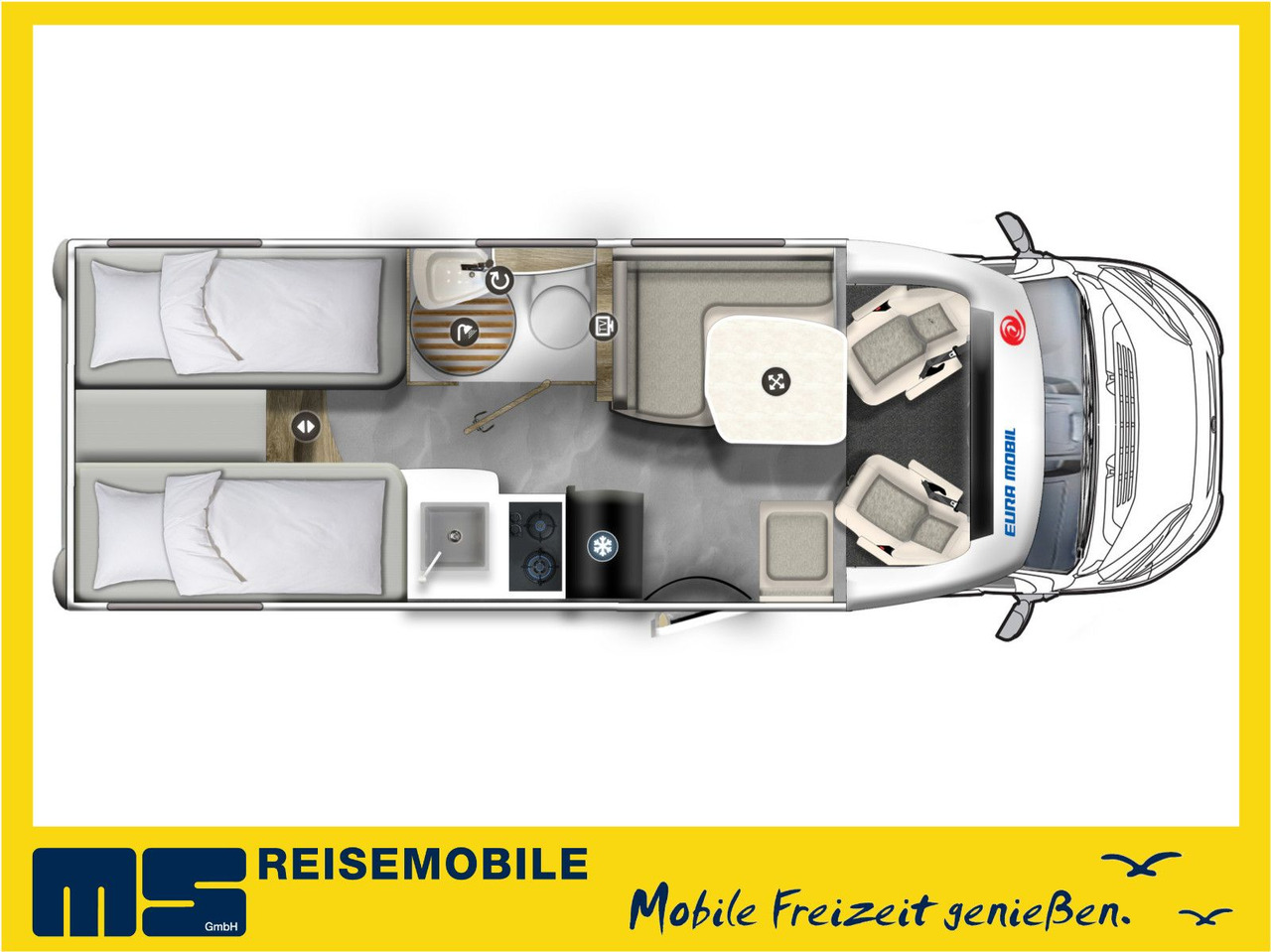 Eura Mobil PROFILA T 660 EB/MOD. 2025/MONDIAL PAKET / 140PS - Autocaravana perfilada: foto 2 Eura Mobil PROFILA T 660 EB/MOD. 2025/MONDIAL PAKET / 140PS - Autocaravana perfilada: foto 2