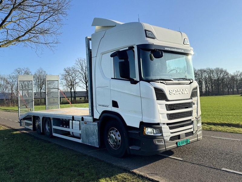 Scania R450 NGS 6X2 Machine Transporter / Oprij Vrachtwagen Euro 6 Automaat - Full Air - 2019 - Camión portavehículos: foto 5 Scania R450 NGS 6X2 Machine Transporter / Oprij Vrachtwagen Euro 6 Automaat - Full Air - 2019 - Camión portavehículos: foto 5
