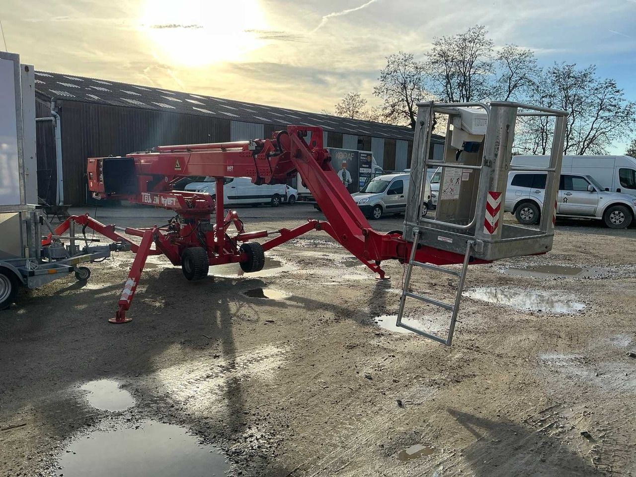 1995 TEUPEN HYLIFT ST 16 TELESCOPIC SPIDER AERIAL PLATFORM - Plataforma elevadora: foto 4 1995 TEUPEN HYLIFT ST 16 TELESCOPIC SPIDER AERIAL PLATFORM - Plataforma elevadora: foto 4