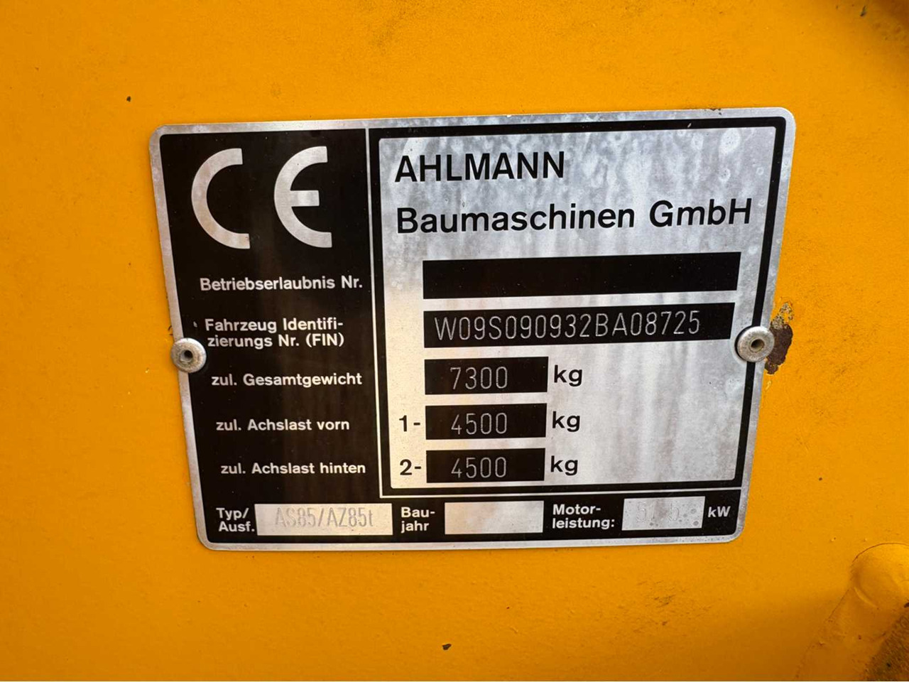 Cargadora de ruedas Ahlmann AZ85T: foto 50