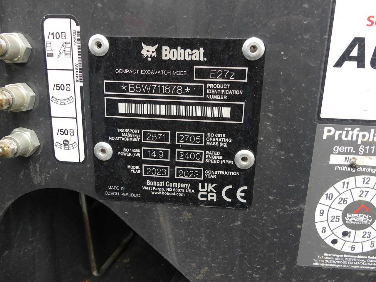 Miniexcavadora BOBCAT E27Z: foto 11