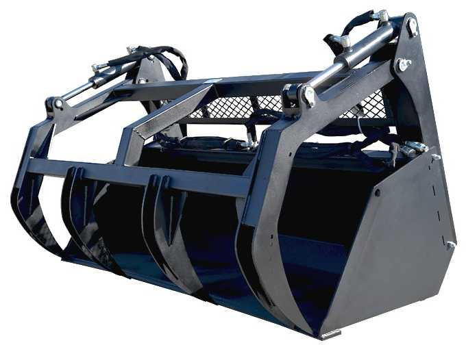 Rhino-cross 82 inch grapple Bucket grijp bak - Implemento para Maquinaria de construcción: foto 1 Rhino-cross 82 inch grapple Bucket grijp bak - Implemento para Maquinaria de construcción: foto 1
