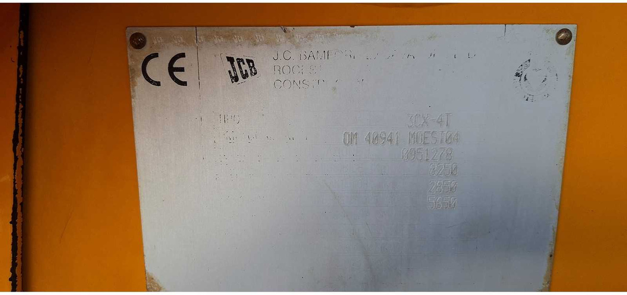 Retroexcavadora JCB - 3CX - BACKHOE LOADER - 2004: foto 17 Retroexcavadora JCB - 3CX - BACKHOE LOADER - 2004: foto 17