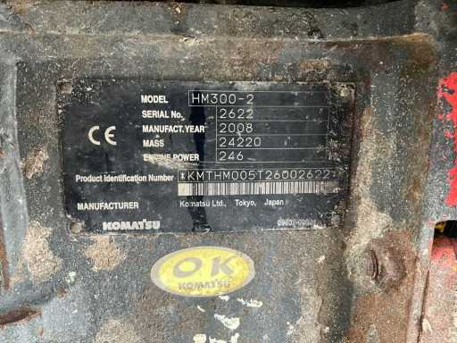 Dúmper Komatsu HM300-2: foto 33