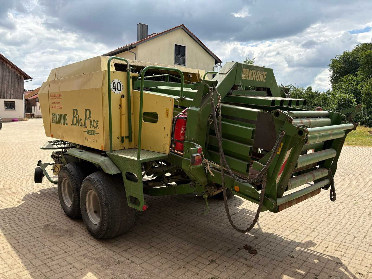 Empacadora de pacas cuadradas Krone Big Pack 120-80 Multi-Cut: foto 6