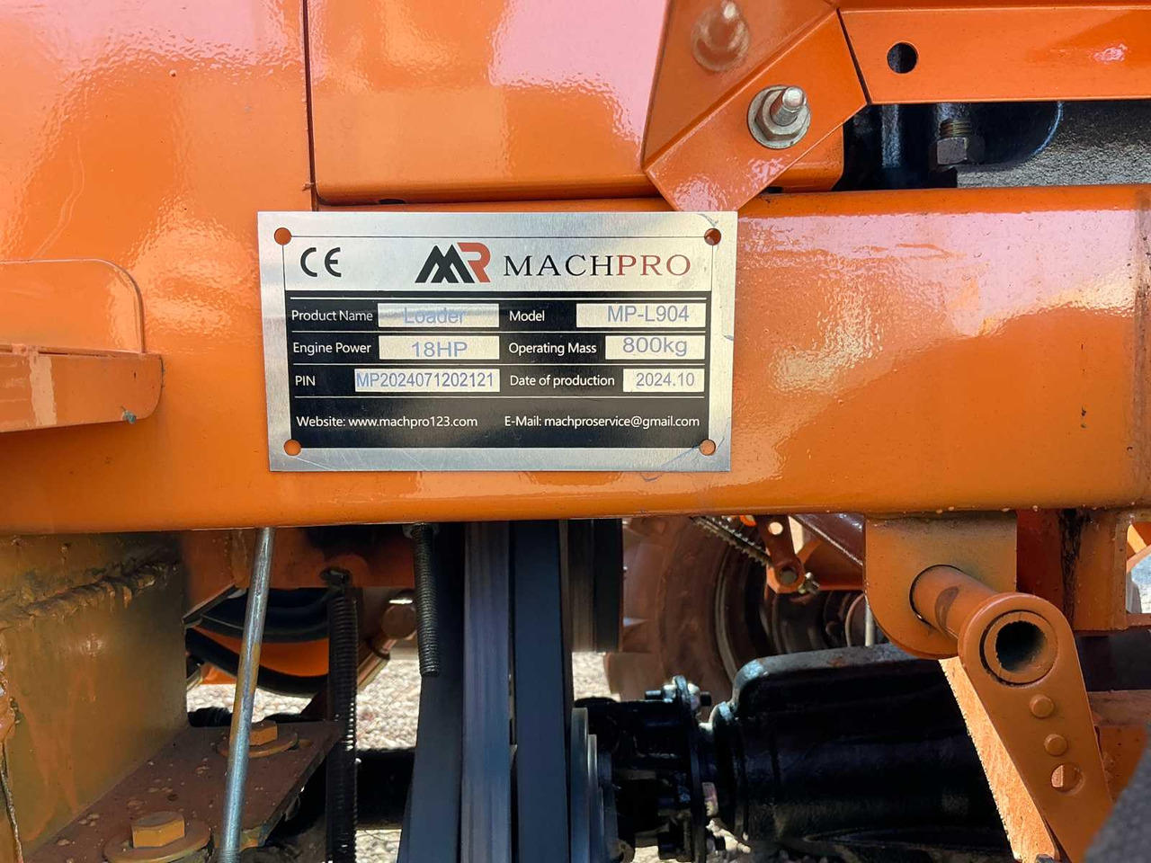 Cargadora de ruedas Machpro Mp-l904: foto 8