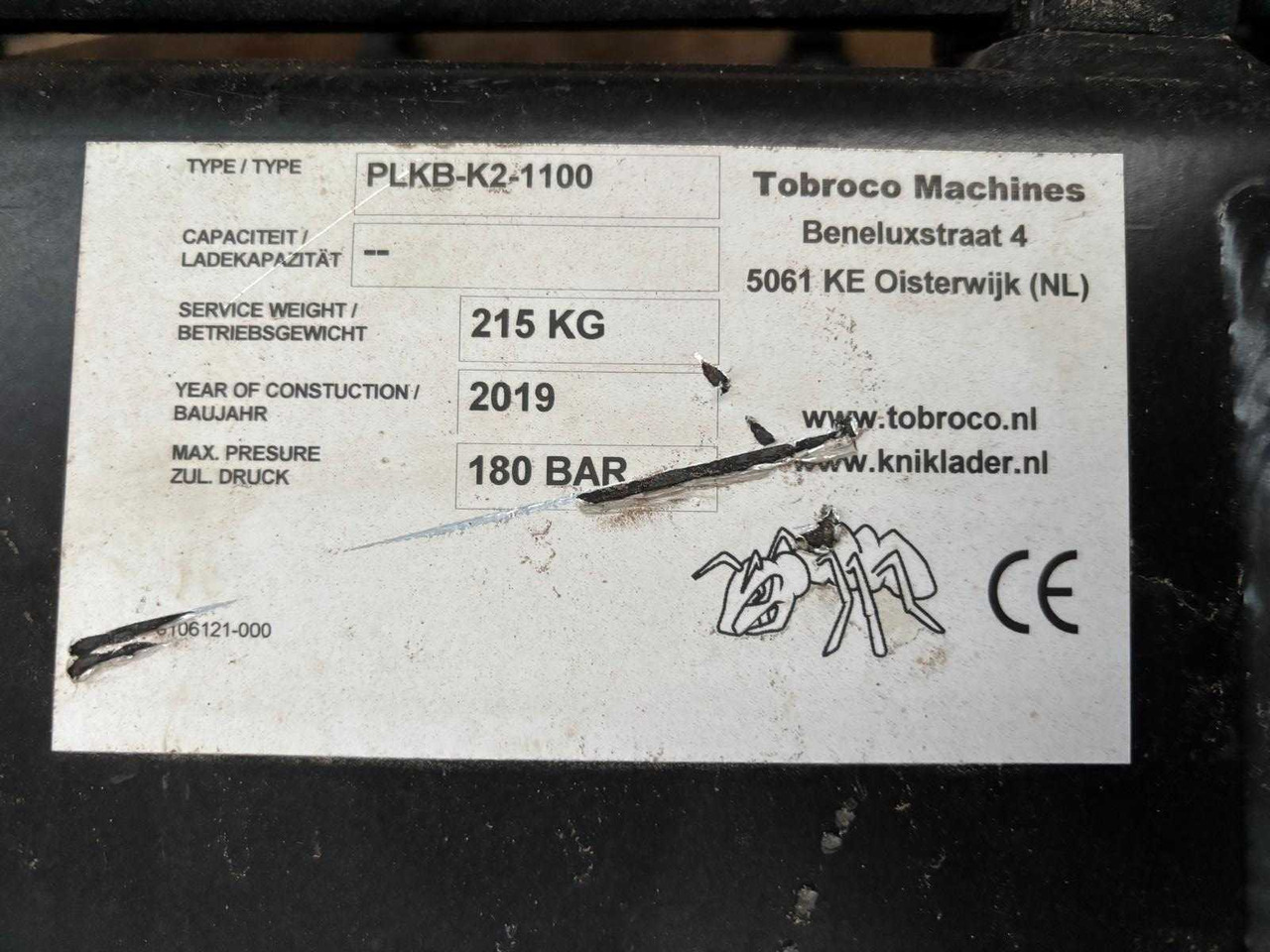 Maquinaria agrícola Tobroco PLKB-K2-1100: foto 7