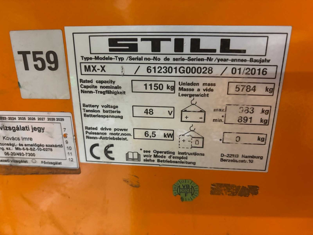 STILL - MX-X - VNA FORKLIFT TRUCK - 2016 - Carretilla elevadora: foto 2 STILL - MX-X - VNA FORKLIFT TRUCK - 2016 - Carretilla elevadora: foto 2