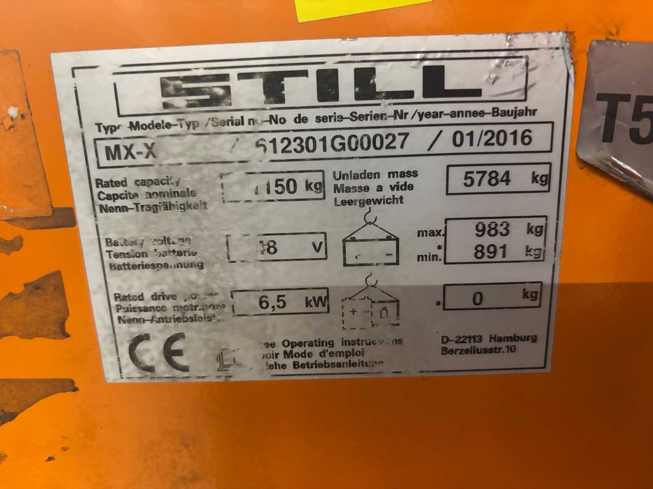 STILL - MX-X - VNA FORKLIFT TRUCK - 2016 - Carretilla elevadora: foto 2 STILL - MX-X - VNA FORKLIFT TRUCK - 2016 - Carretilla elevadora: foto 2