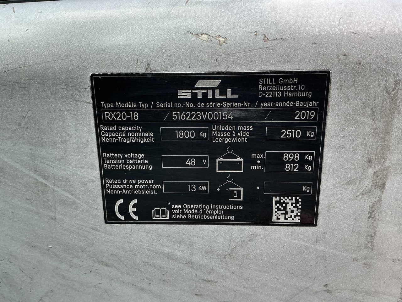 Carretilla elevadora STILL - RX20-18 - FORKLIFT TRUCKS - 2019: foto 11 Carretilla elevadora STILL - RX20-18 - FORKLIFT TRUCKS - 2019: foto 11