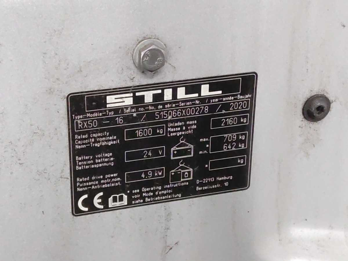 STILL RX50-16 2020 FORKLIFT - Carretilla elevadora: foto 2 STILL RX50-16 2020 FORKLIFT - Carretilla elevadora: foto 2