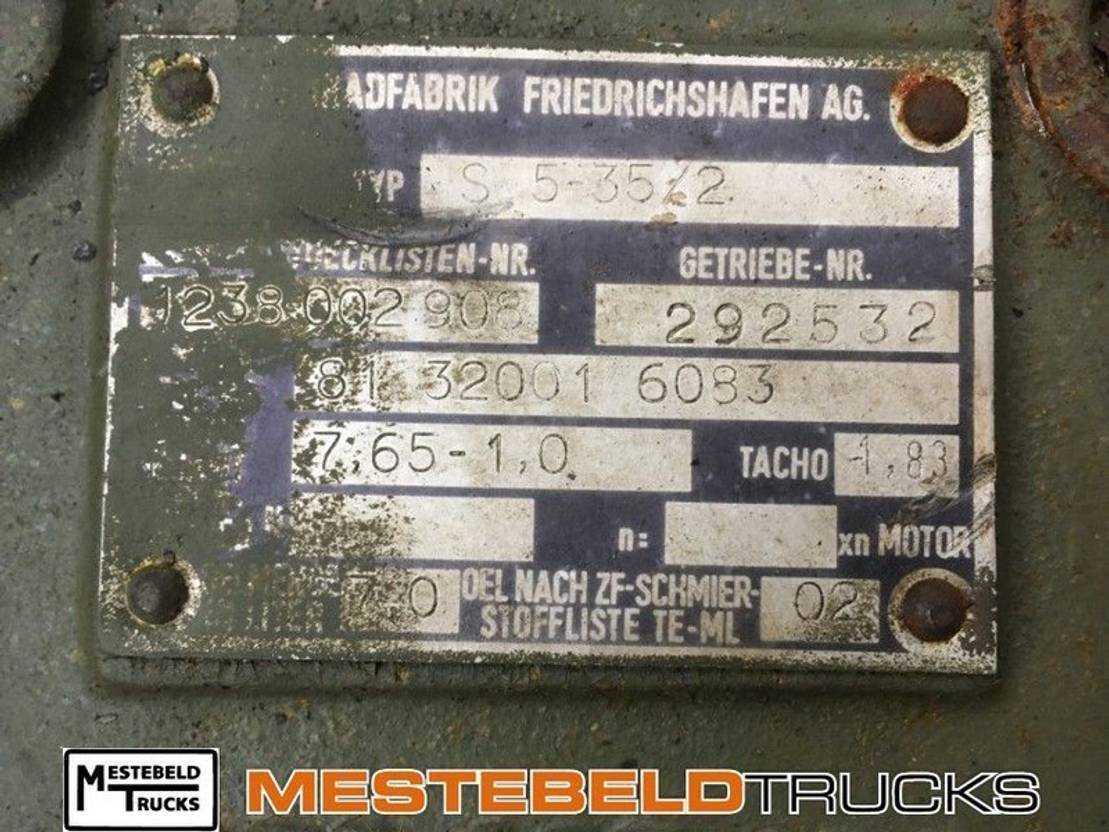 MAN Versnellingsbak S 5-35/2 - Caja de cambios para Camión: foto 3 MAN Versnellingsbak S 5-35/2 - Caja de cambios para Camión: foto 3