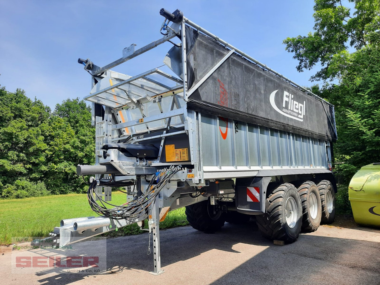 Fliegl ASW 381 TAURUS FOX 45m³ + Top Lift Light - Remolque autocargador: foto 1 Fliegl ASW 381 TAURUS FOX 45m³ + Top Lift Light - Remolque autocargador: foto 1