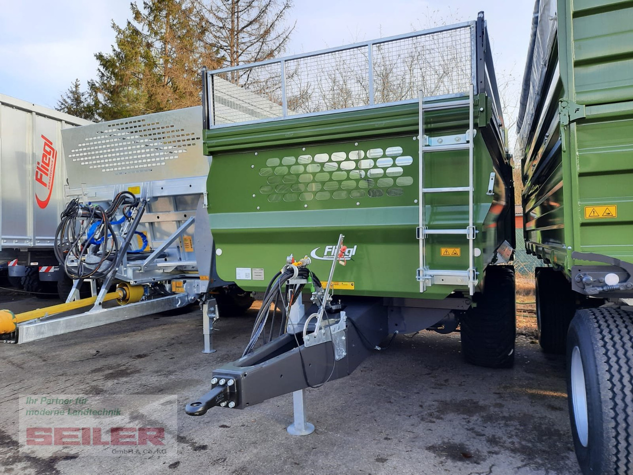 Fliegl TMK 140 FOX JUMBO-TITAN 20m³ - Remolque volquete agrícola: foto 2 Fliegl TMK 140 FOX JUMBO-TITAN 20m³ - Remolque volquete agrícola: foto 2