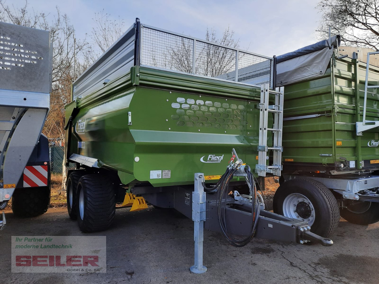 Fliegl TMK 140 FOX JUMBO-TITAN 20m³ - Remolque volquete agrícola: foto 1 Fliegl TMK 140 FOX JUMBO-TITAN 20m³ - Remolque volquete agrícola: foto 1