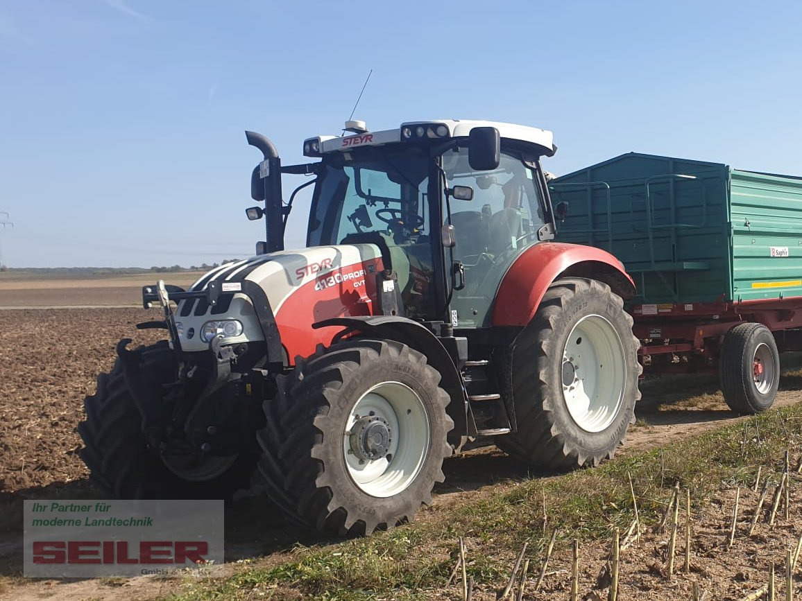 Steyr Profi 4130 CVT + Frontlader Q56 - Tractor: foto 1 Steyr Profi 4130 CVT + Frontlader Q56 - Tractor: foto 1