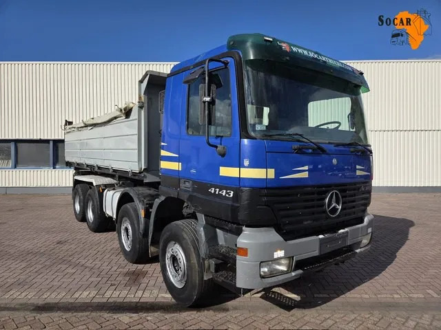 Mercedes-Benz Actros 4143 8X4 TIPPER (THREE PEDALS) - Camión volquete: foto 1 Mercedes-Benz Actros 4143 8X4 TIPPER (THREE PEDALS) - Camión volquete: foto 1