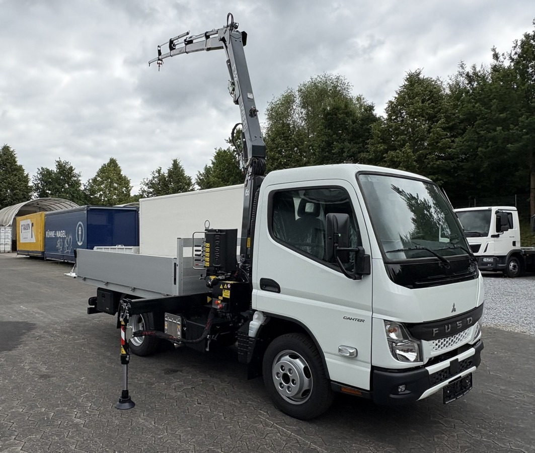 FUSO 3S15 Alu Pritsche 2.80m Ladekran Funk! sofort ve - Camión grúa, Camión caja abierta: foto 2 FUSO 3S15 Alu Pritsche 2.80m Ladekran Funk! sofort ve - Camión grúa, Camión caja abierta: foto 2