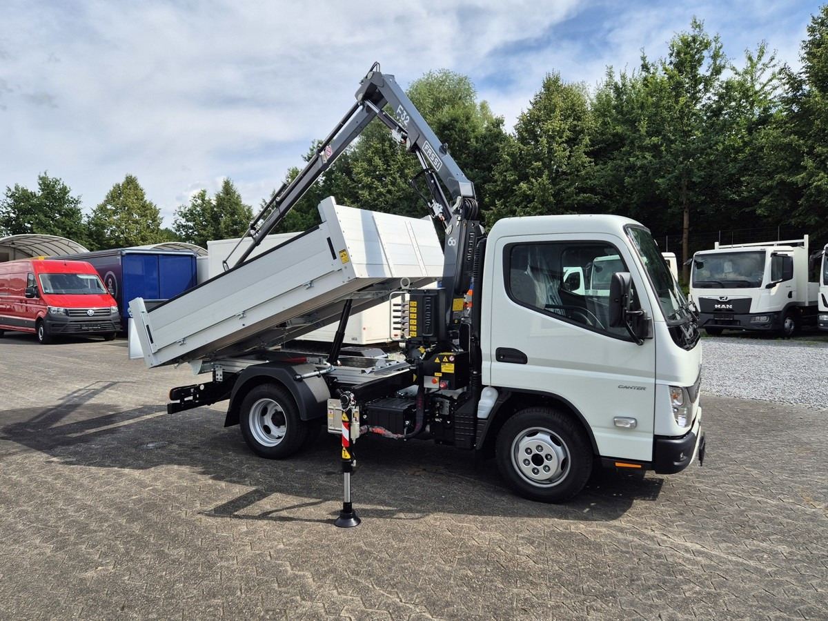 FUSO 3S15 Kipper mit Ladekran Funk 3x hydr. Kran - Furgoneta basculante: foto 3 FUSO 3S15 Kipper mit Ladekran Funk 3x hydr. Kran - Furgoneta basculante: foto 3
