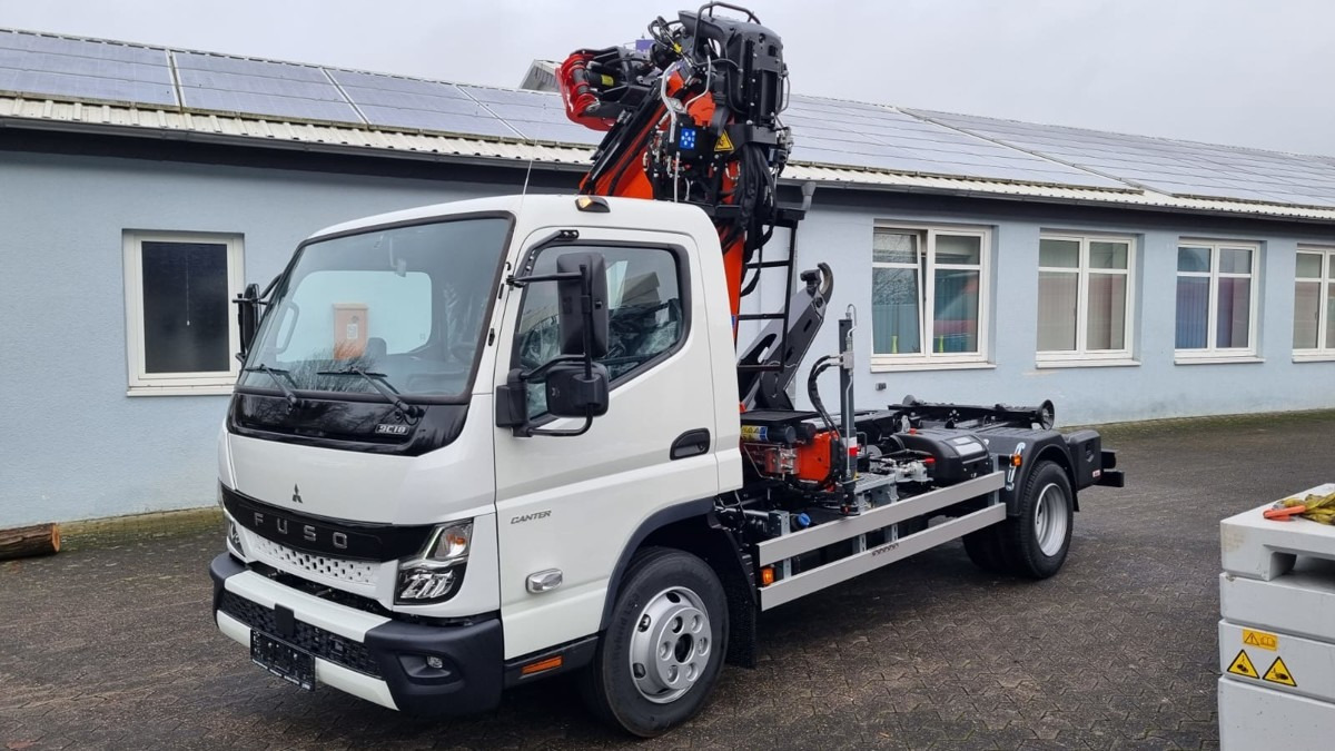 Leasing para FUSO FUSO 9C18 City Abrollkipper + Z-Kran Recycling FUSO FUSO 9C18 City Abrollkipper + Z-Kran Recycling: foto 20