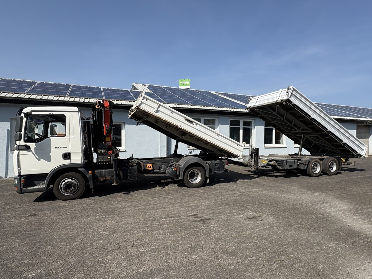 Remolque HUMBAUR HTK 115024 Tandem 3-Seiten Kipper Tieflader sofo: foto 16
