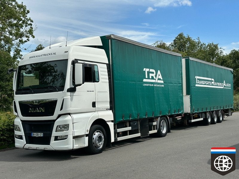MAN TGX 18 440 NIGHT A/C - RETARDER - COMBI FREUHAUF - Camión lona: foto 1 MAN TGX 18 440 NIGHT A/C - RETARDER - COMBI FREUHAUF - Camión lona: foto 1
