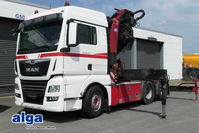 Cabeza tractora MAN 28.500 TGX 6X2-2 BLS, Kran HMF 5020-K6, Funk,23m: foto 1
